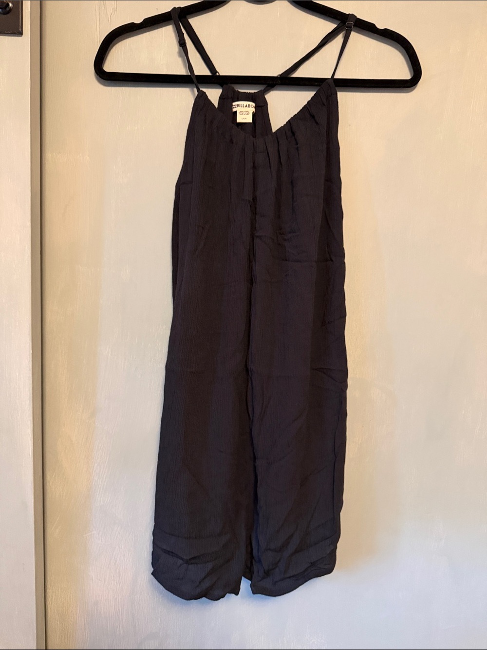 Billabong Black Sleeveless Girls Romper